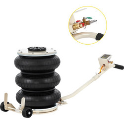 VEVOR Πνευματικός Γρύλος 5 Τόνων/4999,9 kg, Αερόσακος Triple Bag, Ύψος Ανύψωσης 16,5-40,6 cm, Φουσκωτός Γρύλος Αυτοκινήτου, Πνευματικός Γρύλος Αέρος, Εξαιρετικά Γρήγορη Ανύψωση QJD5TSBQNS0000001V0