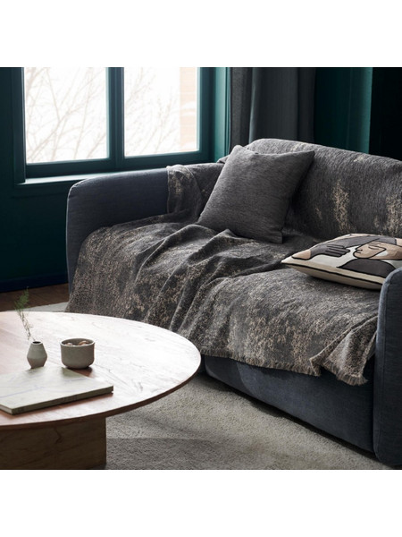 Ριχτάρι Πολυθρόνας 180x180cm GOFIS HOME Laverna Rock Grey 425/15