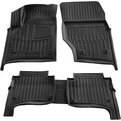 Race Axion - Πατάκια Για Volkswagen Touareg I (7L) 2002-2010 5πορτο Λάστιχο Σκαφάκια Προστατευτικά Με Κουμπώματα για Επιβατικά Αυτοκίνητα - 5 τεμ. (5024325/ST)