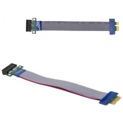 PCI-Express PCI-E 1X Riser Card Extender Cable Ribbon (OEM)