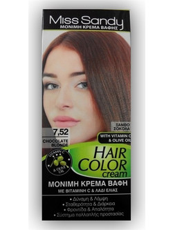 Miss Sandy 7/52 Ξανθό Σοκολατί Μόνιμη Βαφή Μαλλιών 60ml