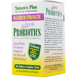 Nature's Plus Ultra Probiotics 60 Κάψουλες