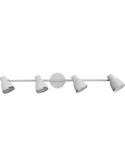 Φωτιστικό Τοίχου ή Οροφής Χρωμίου με 4 LED Spot Melisa 4x5W σε Λευκό χρώμα - Omnia