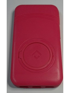 Σκληρή Θήκη Πίσω Κάλυμμα Elastic Universal Με Stand για Smartphones 5.5 έως 6 ίντσες Φούξια (OEM)