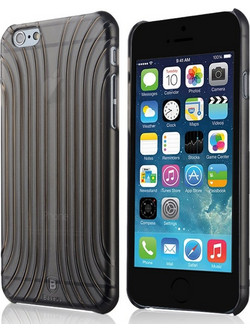 Κάλυμμα Πλάτης Baseus Shell Pattern Plastic για iPhone 6 (Μαύρο)
