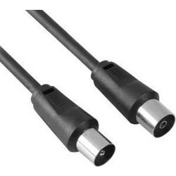 Καλώδιο Κεραίας Coax Male to Coax Female 2m Black 12077