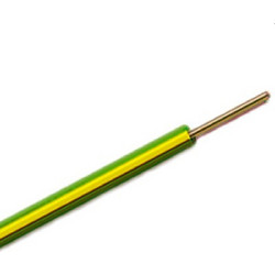 Mονόκλωνο καλώδιο 1 x 1.50 mm HO7V-U PVC (ΝΥΑ) Κίτρινο-πράσινο