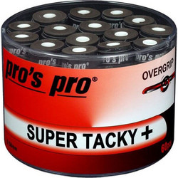 Pros Pro Super Tacky Plus Tennis Overgrips x 60 Black