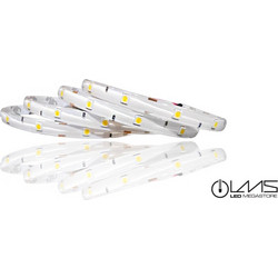 LED Strip LMS 24 Volt 7.2 Watt Αδιάβροχη IP65 Ψυχρό Λευκό