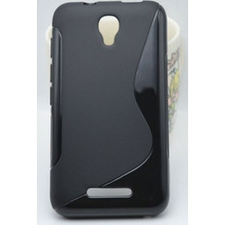 Θήκη TPU Gel S-Line για Alcatel One Touch Pixi First (4024D) Μαύρη (OEM)