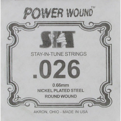 Sit Power Wound Χορδή Ηλεκτρικής Κιθάρας Nickel Plated Steel 26"