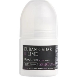 Bath House Cuban Cedar & Lime Roll-On 50ml