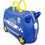 Trunki Percy The Police Car Παιδική Βαλίτσα Καμπίνας 31x46x20.5cm με 4 Ρόδες Μπλε
