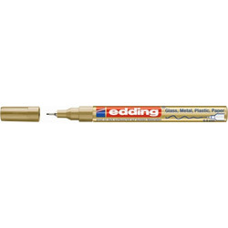 EDDING ΜΑΡΚΑΔΟΡΟΣ ΑΝΕΞΙΤΗΛΟΣ 0.8mm 780 ΣΤΡΟΓΓΥΛΗ ΜΥΤΗ ΧΡΥΣΟ - 53
