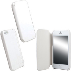 Krusell Leather Flipcover White (iPhone 5/5S)