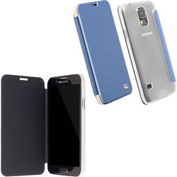 Krusell Leather Malmo Flipcover Blue (Galaxy S5)