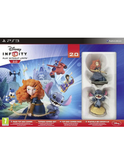 Disney Infinity 2.0 Toy Box Combo Pack Set Stitch & Merida
