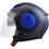 Str Tron Black/Blue Κράνος Μηχανής Jet 1100gr