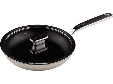 Zanussi Positano ZCF43411AF Τηγάνι Αντικολλητικό Κεραμική Επίστρωση με Καπάκι 24cm