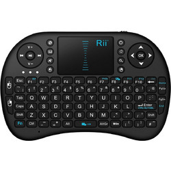 Riitek Rii Mini i8 Black Ασύρματο Πληκτρολόγιο με TouchPad