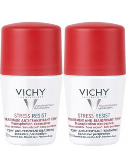 Vichy Stress Resist Αποσμητικό Roll On 72h 2x50ml