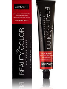 Lorvenn Beauty Color 5.22 Καστανό Ανοιχτό Κόκκινο Βατόμουρο Μόνιμη Βαφή Μαλλιών 70ml