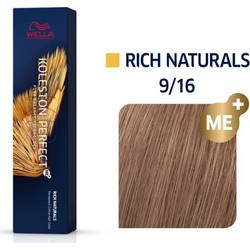 Wella Koleston Perfect Me+ Rich Naturals 9/16 Ξανθό Πολύ Ανοιχτό Σαντρέ Βιολέ Μόνιμη Βαφή Μαλλιών 60ml