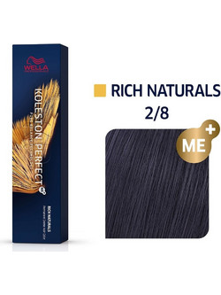 Wella Koleston Perfect Me+ Rich Naturals 2/8 Μαύρο Μπλε Μόνιμη Βαφή Μαλλιών 60ml