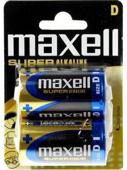 Maxell Super Alkaline D 2τμχ