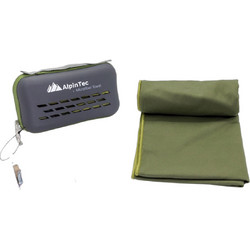 AlpinPro AlpinTec Πετσέτα Microfiber Πράσινη 60x120cm