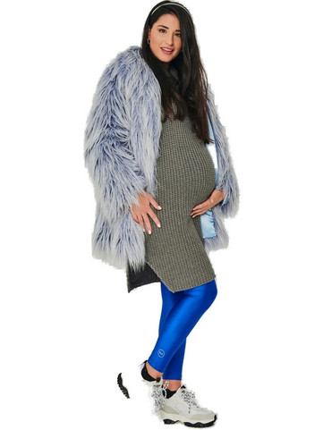 PCP Jacqueline Shiny Maternity Κολάν Εγκυμοσύνης Blue