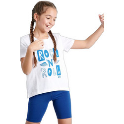 BodyTalk Παιδικό T-Shirt Κοντομάνικο Μπλε Λευκό 1201-702028-00200