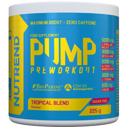 Nutrend Pump Pre Workout Tropical Blend 225gr