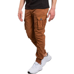 Double Ανδρικό Παντελόνι Cargo Joggers Ελαστικό Κανονική Εφαρμογή Rusted CCP-36