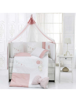 Abo Carrot Σετ Κούνιας Pink 9τμχ