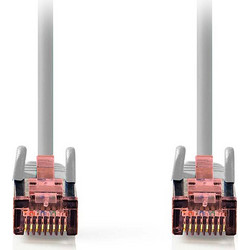 Nedis S/FTP Cat.6 Καλώδιο Δικτύου Ethernet 2m Grey