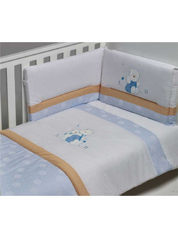 Bebecor Happy Bear Σετ Κούνιας Blue 3τμχ