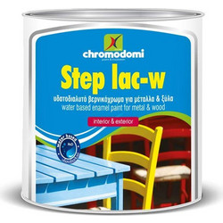 Chromodomi Step Lac-W Βερνικόχρωμα Λευκό Ματ 0.75lt
