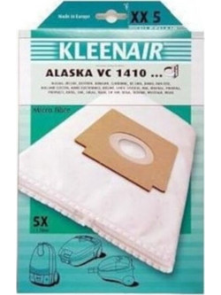 Kleenair XX5 Σακούλες Σκούπας 5τμχ Συμβατές με Σκούπα Bomann / Clatronic / Swirl / Solac