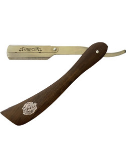 Captain Cook Wooden Φαλτσέτα Ξυρίσματος + Θήκη Brown