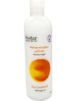 Sostar Natural Argan Conditioner για Ταλαιπωρημένα Μαλλιά 250ml