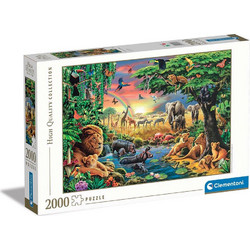Puzzle Clementoni High Quality Collection Ζώα της Αφρικής 2000 Κομμάτια
