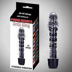 Power Escorts Drill King Δονητής Μαύρος