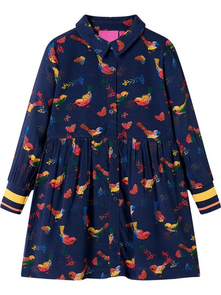 vidaXL Παιδικό Φόρεμα Navy Μπλε 13940