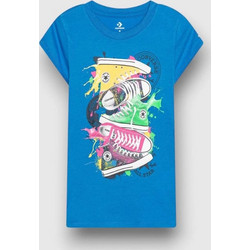 Converse Παιδικό T-Shirt Κοντομάνικο Royal Blue 4CD728-B68