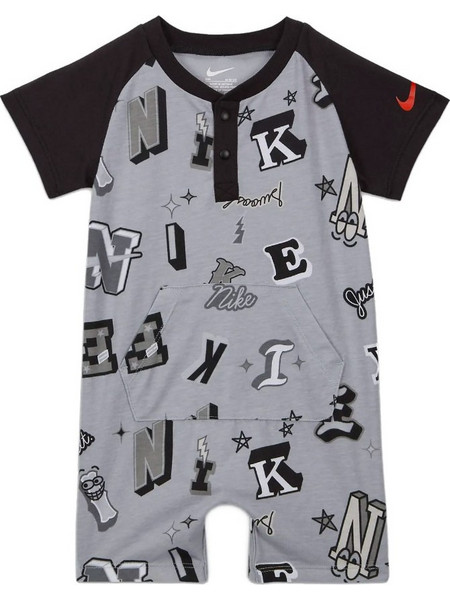 Nike Φορμάκι Κοντομάνικo για Αγόρι Γκρι 56L767-G6U