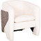 HomeMarkt Πολυθρόνα Λευκή Doper HM9590.06