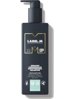 Label.m Organic Lemongrass Moisturising Σαμπουάν για Όγκο για Ξηρά & Λεπτά Μαλλιά 300ml