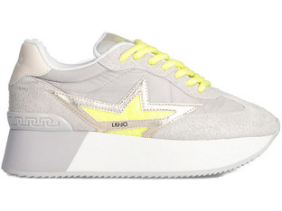 Liu Jo Dreamy 03 Γυναικεία Sneakers Flatforms Εκρού Lime BA4083-PX480-S3208