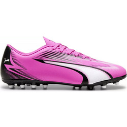 Puma Ultra Play MG 107764-01 Ποδοσφαιρικά Παπούτσια με Τάπες Ροζ
